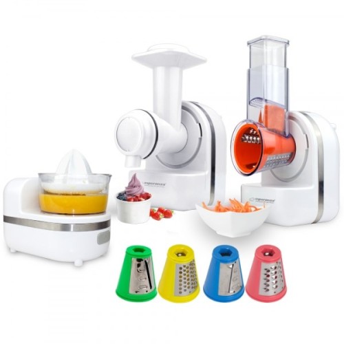 Esperanza EKM027 electric grater/spiralizer Plastic White Esperanza EKM027 electric grater/spiralizer Plastic White