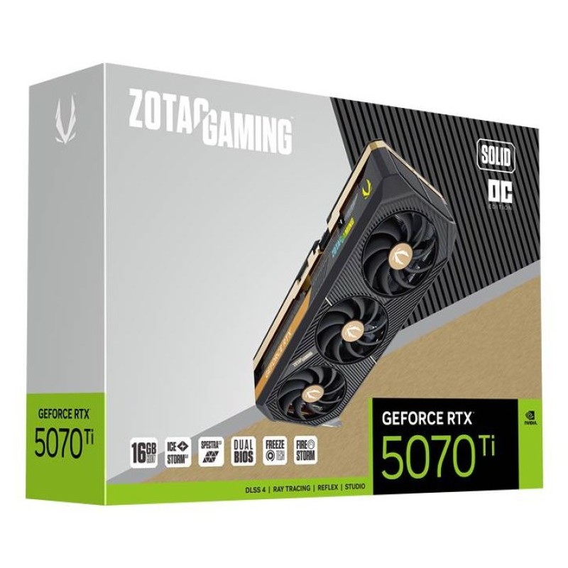 Karta graficzna ZOTAC GAMING GeForce RTX 5070 Ti 16GB AMP Extreme INFINITY Karta graficzna ZOTAC GAMING GeForce RTX 5070 Ti 16GB AMP Extreme INFINITY
