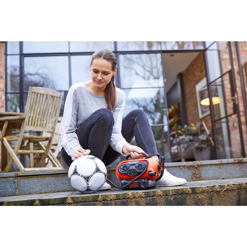 Black & Decker BDCINF18N-QS air compressor 160 l/min AC/Cigar lighter Black & Decker BDCINF18N-QS air compressor 160 l/min AC/Cigar lighter