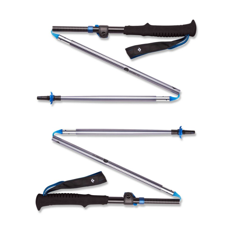Black Diamond Distance Carbon FLZ Poles Pewter Trekking Poles
