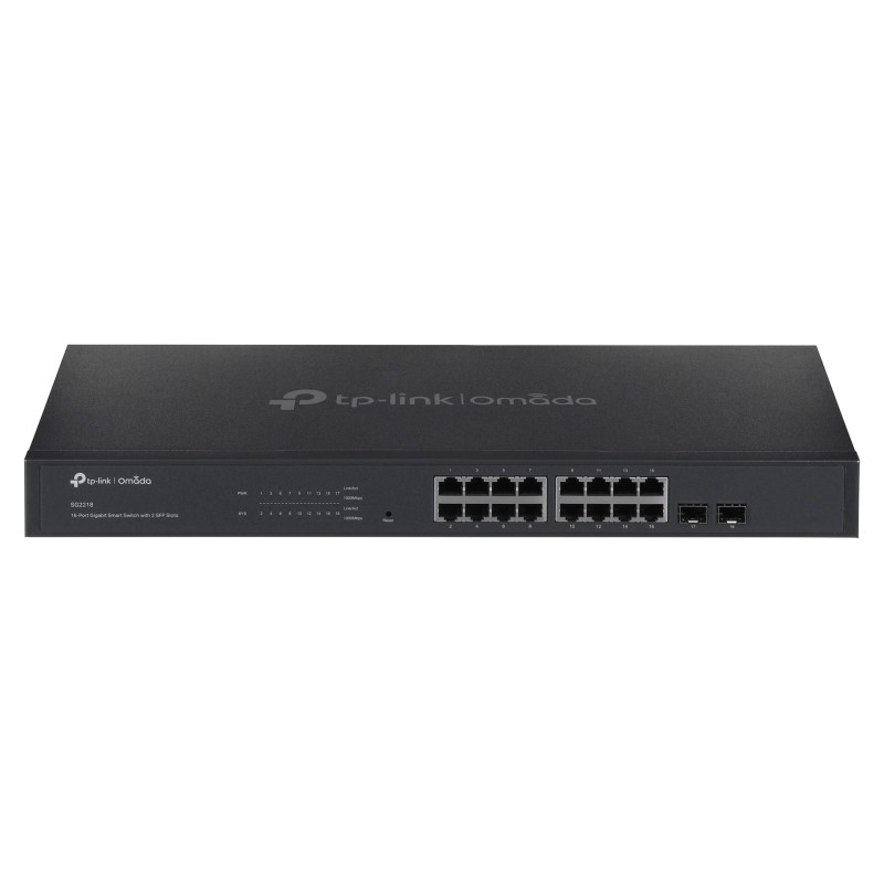 TP-Link Omada 16-Port Gigabit Smart Switch with 2 SFP Slots TP-Link Omada 16-Port Gigabit Smart Switch with 2 SFP Slots