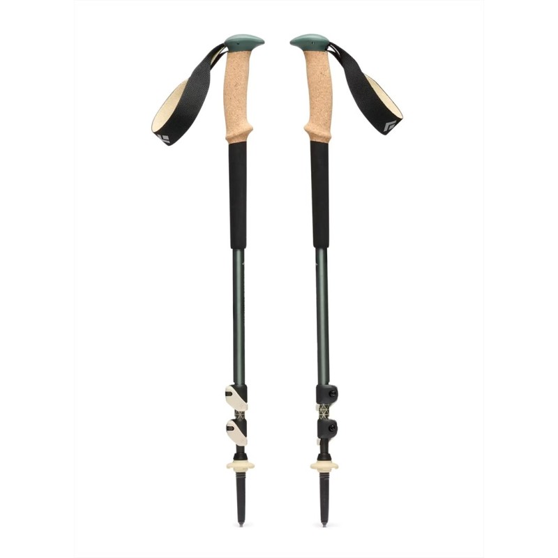 BLACK DIAMOND Trail Cork Trekking Poles laurel green