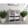 Topeshop MALAX 2X2 BIEL living room bookcase Topeshop MALAX 2X2 BIEL living room bookcase