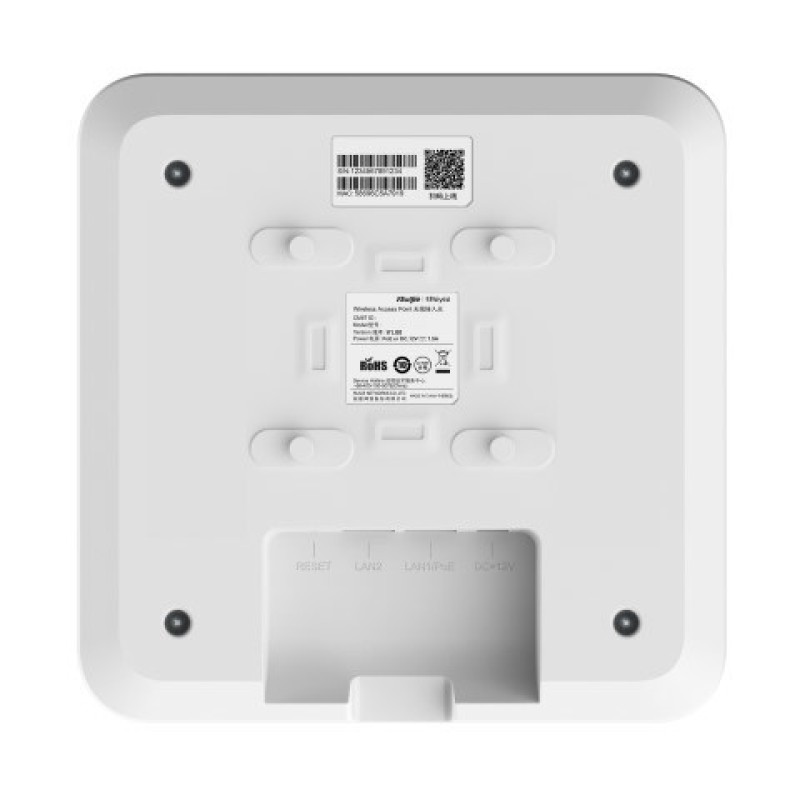 Ruijie Networks RG-RAP2260(E) wireless access point 3202 Mbit/s White Power over Ethernet (PoE) Ruijie Networks RG-RAP2260(E) wireless access point 3202 Mbit/s White Power over Ethernet (PoE)
