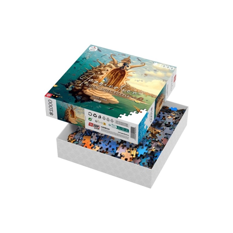 Imagination Puzzle: Jacek Yerka Port / Harbor 1000 elements Imagination Puzzle: Jacek Yerka Port / Harbor 1000 elements