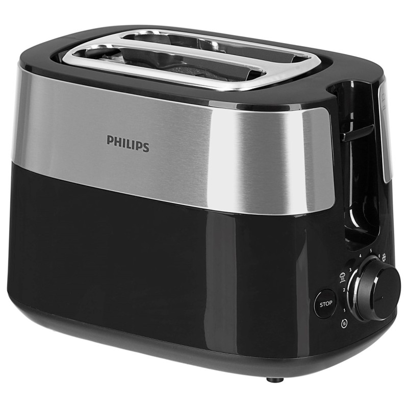 Philips Daily Collection HD2516/90 toaster 2 slice(s) 830 W Black Philips Daily Collection HD2516/90 toaster 2 slice(s) 830 W Black