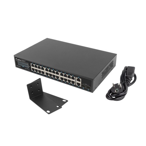 Lanberg RSGE-24P-2GE-2S-360 network switch Unmanaged Lanberg RSGE-24P-2GE-2S-360 network switch Unmanaged