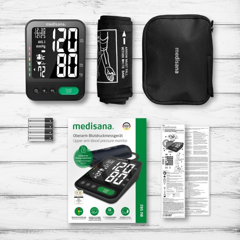 Upper arm blood pressure monitor Medisana BU 582 (black) Upper arm blood pressure monitor Medisana BU 582 (black)