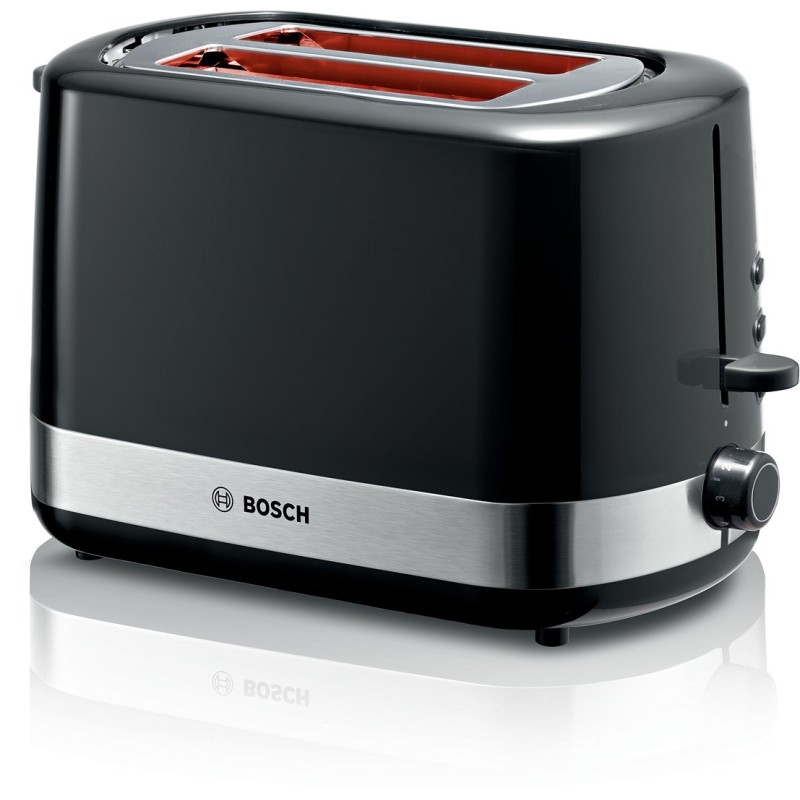 Bosch TAT6A513 toaster 2 slice(s) 800 W Black, Stainless steel Bosch TAT6A513 toaster 2 slice(s) 800 W Black, Stainless steel