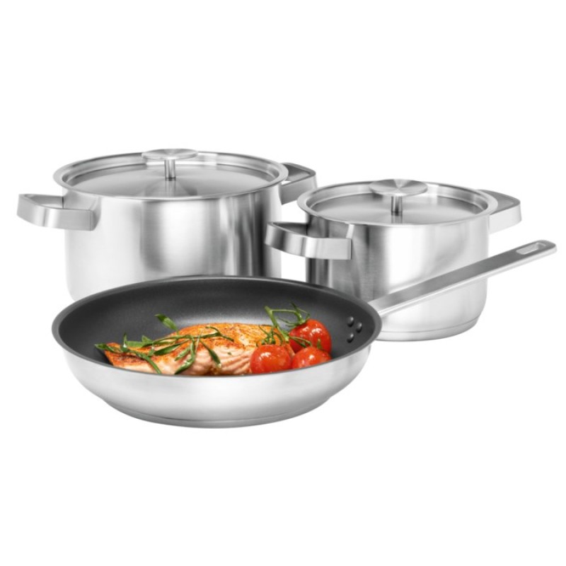 ELECTROLUX E3SS Set of pots Stainless steel 5 elements Silver ELECTROLUX E3SS Set of pots Stainless steel 5 elements Silver