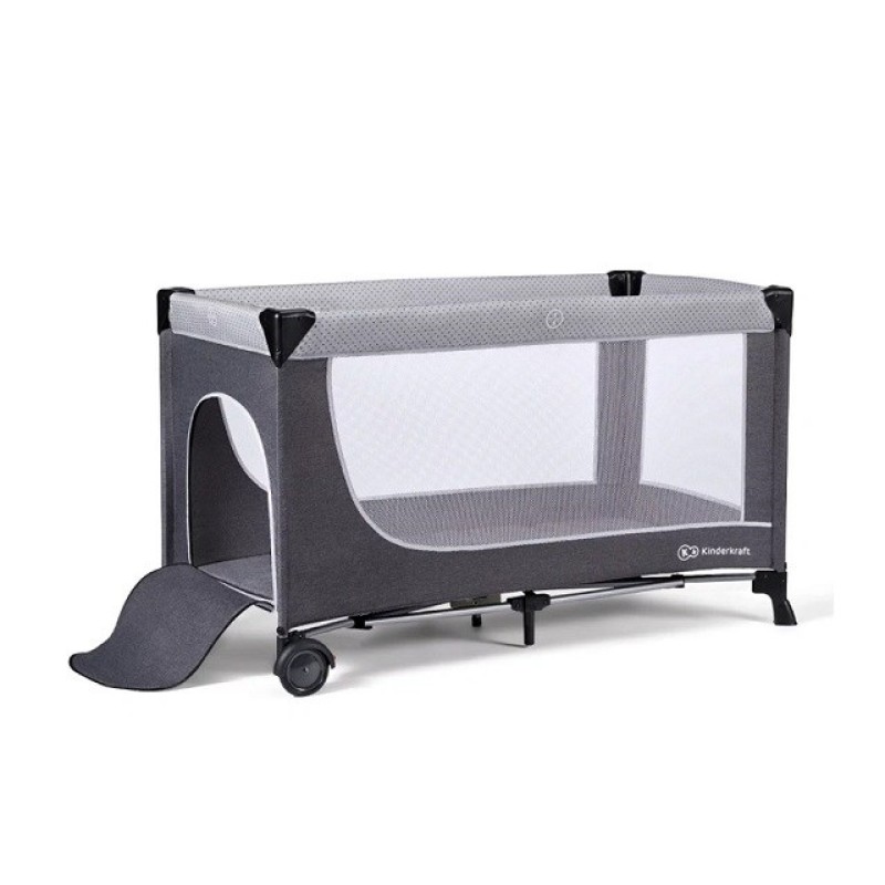 Kinderkraft Łóżeczko turystyczne JOY LIGHT GREY