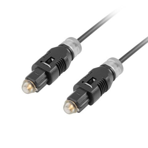 Lanberg CA-TOSL-10CC-0030-BK fibre optic cable 3 m TOSLINK Black Lanberg CA-TOSL-10CC-0030-BK fibre optic cable 3 m TOSLINK Black