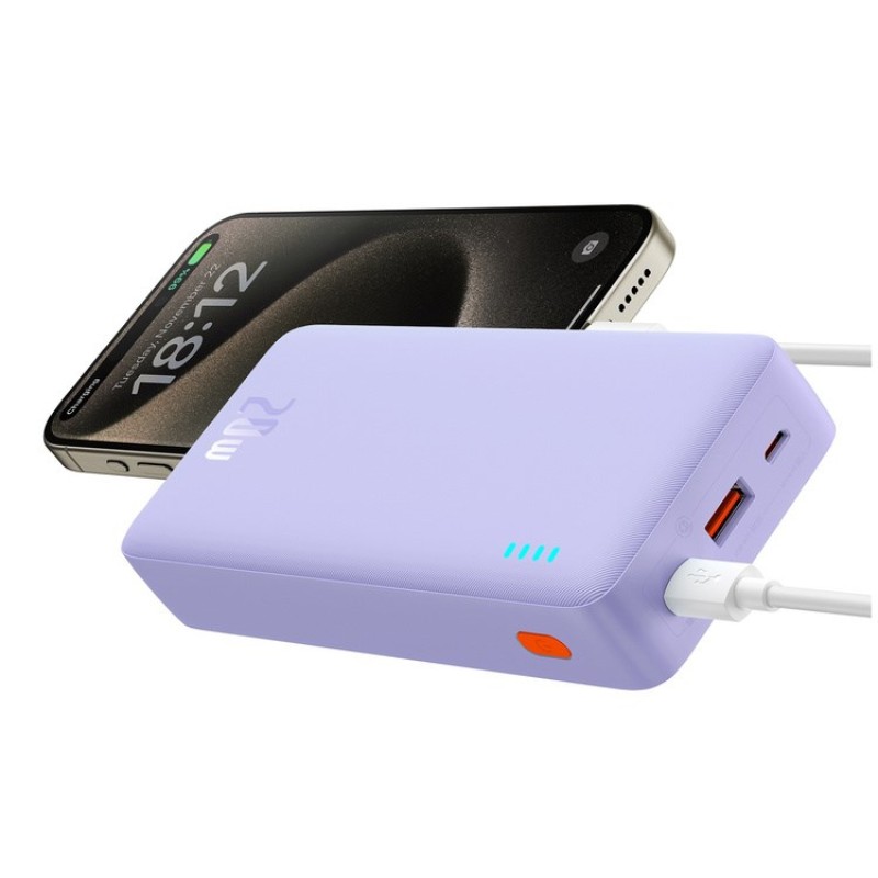 Baseus Airpow PPAP20K Lithium Polymer (LiPo) 20000 mAh Violet Baseus Airpow PPAP20K Lithium Polymer (LiPo) 20000 mAh Violet