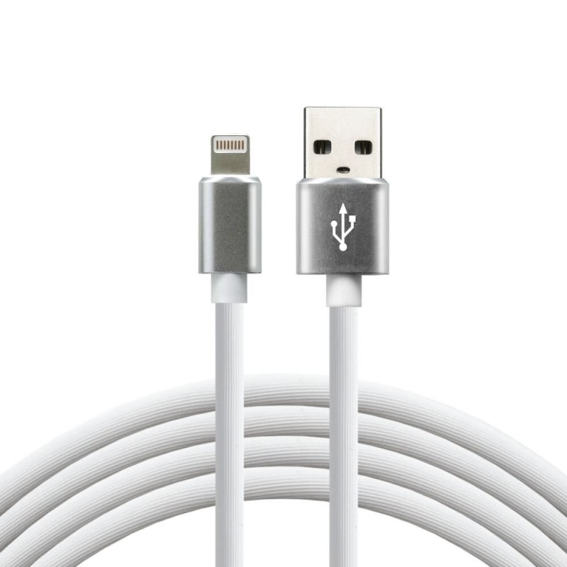 everActive cable USB Lightning 1m - White, silicone, quick charge, 2,4A - CBS-1IW everActive cable USB Lightning 1m - White, silicone, quick charge, 2,4A - CBS-1IW