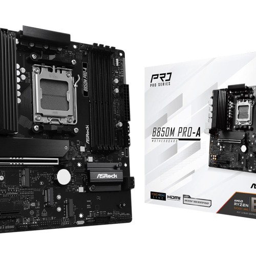 Asrock B850M Pro-A AMD B850 Socket AM5 micro ATX Asrock B850M Pro-A AMD B850 Socket AM5 micro ATX