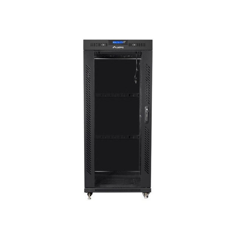 Lanberg FF01-8027-12BL rack cabinet 27U Freestanding rack Black Lanberg FF01-8027-12BL rack cabinet 27U Freestanding rack Black
