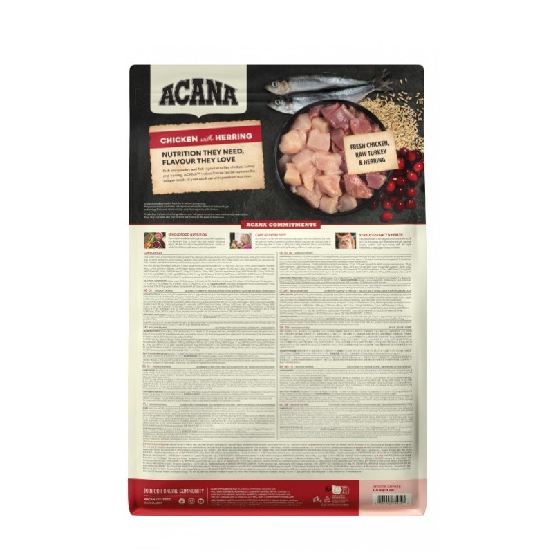 ACANA Indoor Entrée - dry cat food - 1,8kg ACANA Indoor Entrée - dry cat food - 1,8kg