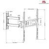 Maclean MC-761 Wall Bracket Suitable For TV 26 