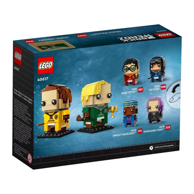 LEGO BRICKHEADZ HARRY POTTER 40617 DRACO MALFOY AND CEDRIC DIGGORY LEGO BRICKHEADZ HARRY POTTER 40617 DRACO MALFOY AND CEDRIC DIGGORY