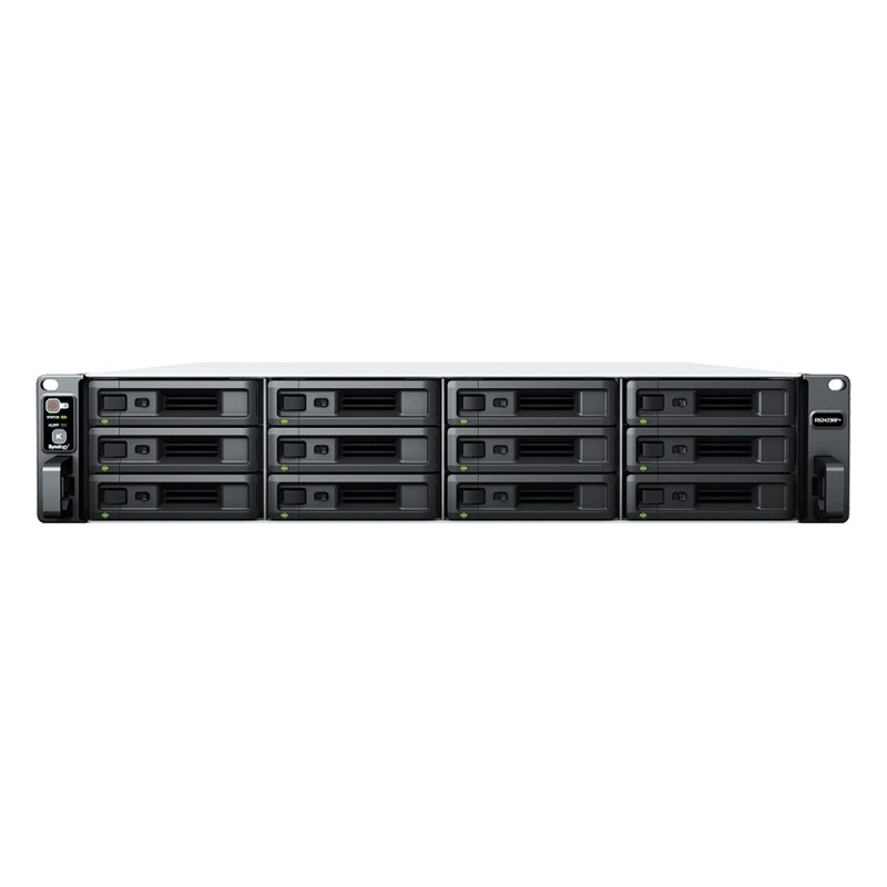 Synology RackStation RS2423+ NAS/storage server Rack (2U) Ryzen Embedded V1780B 8 GB DDR4 0 TB DiskStation Manager Black, Grey Synology RackStation RS2423+ NAS/storage server Rack (2U) Ryzen Embedded V1780B 8 GB DDR4 0 TB DiskStation Manager Black, Grey