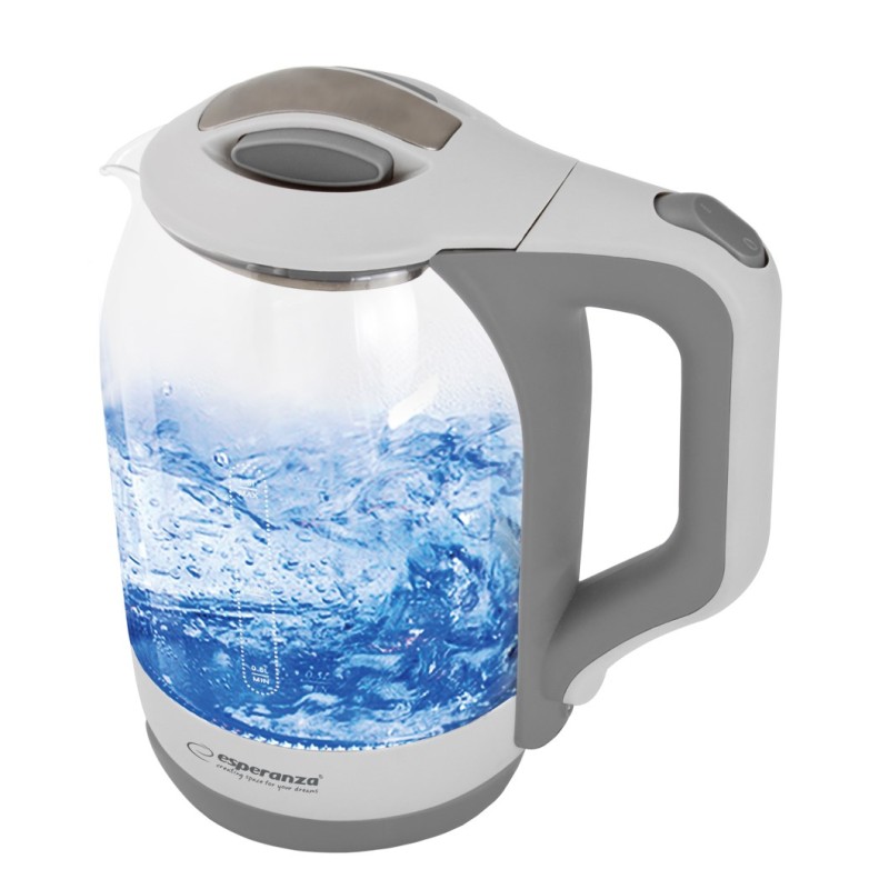 Esperanza EKK025W Electric kettle 1.7 L White, Multicolor 1500 W