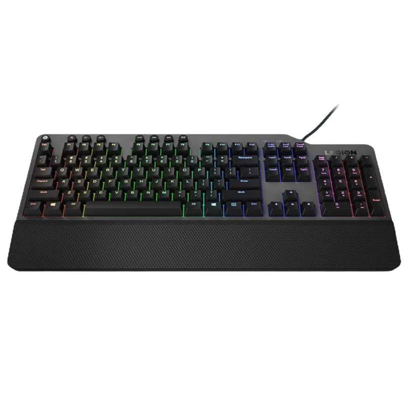 Lenovo Legion K500 keyboard USB QWERTZ Black, Grey
