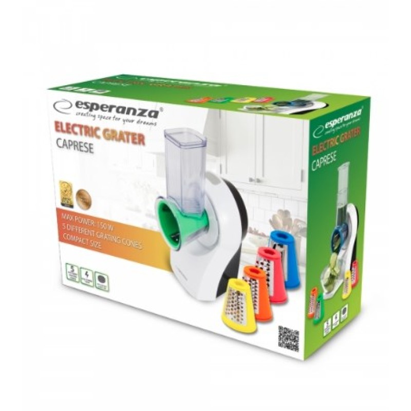 Esperanza EKM026 electric grater Multicolor Plastic Esperanza EKM026 electric grater Multicolor Plastic
