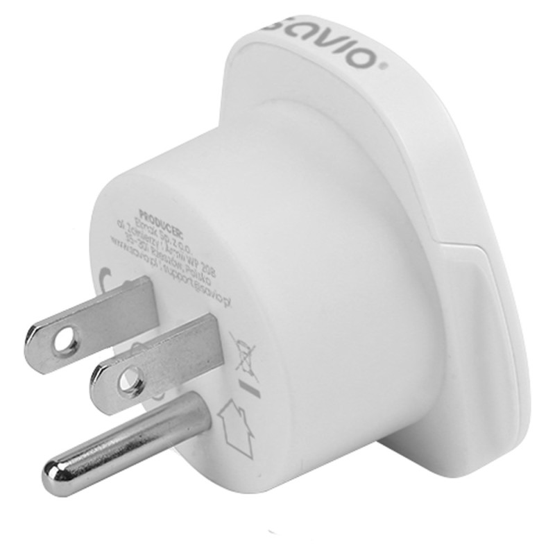 Savio AP-07 power adapter/inverter Universal 2500 W White Savio AP-07 power adapter/inverter Universal 2500 W White