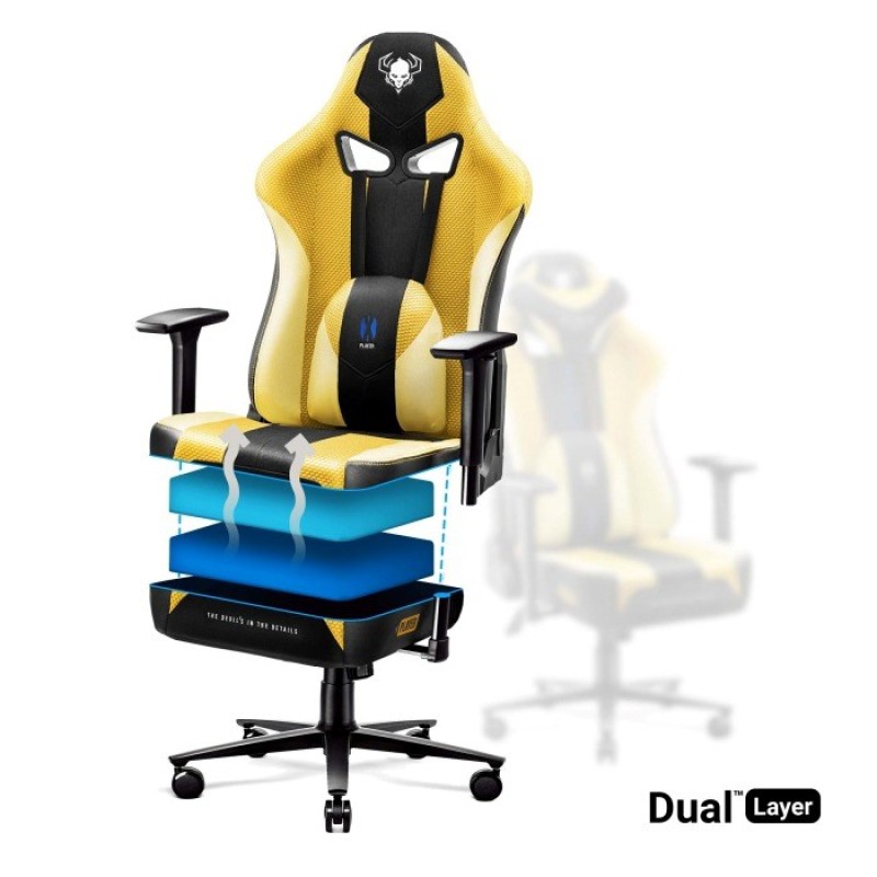 Diablo X-PLAYER 2.0. KING gaming chair Yellow Diablo X-PLAYER 2.0. KING gaming chair Yellow