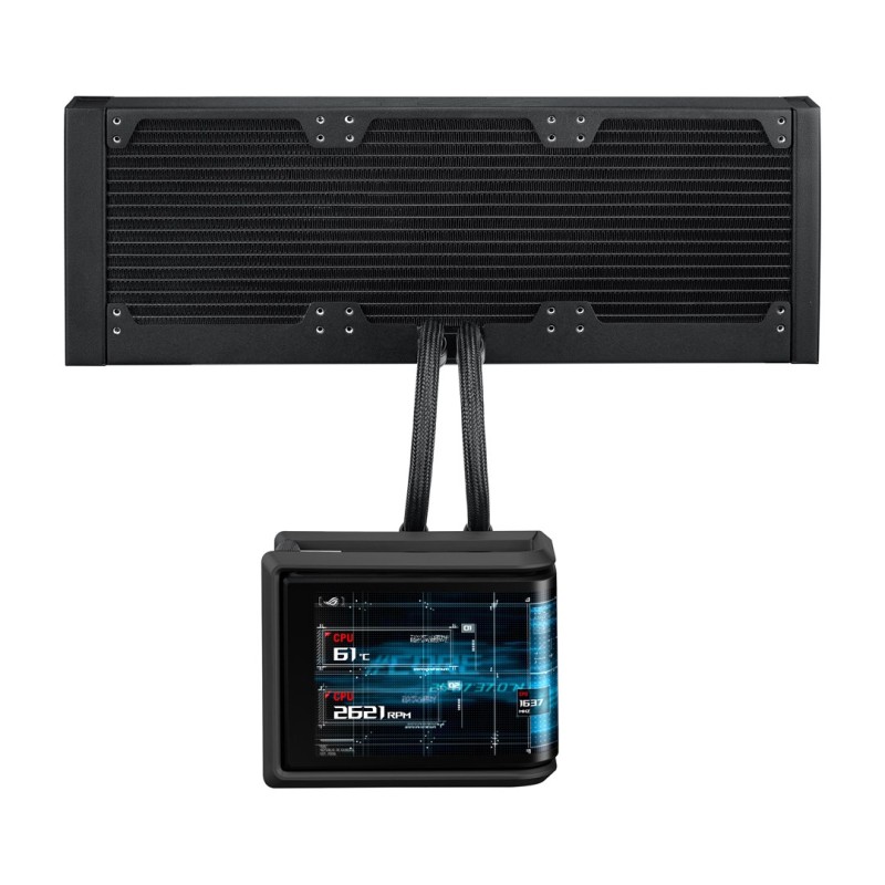 ASUS ROG Ryuo IV SLC 360 ARGB Processor All-in-one liquid cooler 12 cm Black