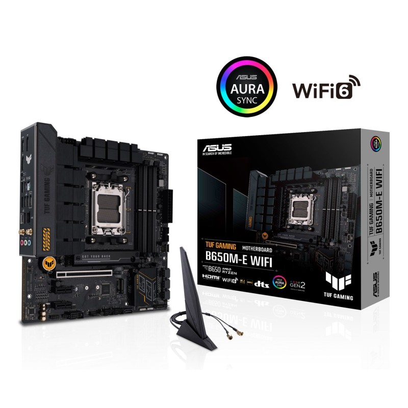 ASUS TUF GAMING B650M-E WIFI AMD B650 Socket AM5 micro ATX ASUS TUF GAMING B650M-E WIFI AMD B650 Socket AM5 micro ATX