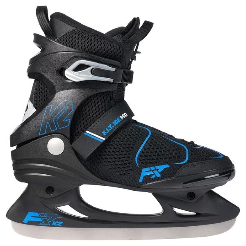 Men's skates K2 F.I.T. ICE PRO black/blue 43