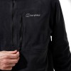 Berghaus Prism Half Zip Polartec® Fleece - men's fleece sweatshirt, size M (black)