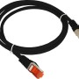 Alantec KKS6CZA0.5 Patch-cord F/UTP cat.6 PVC 0.5m black