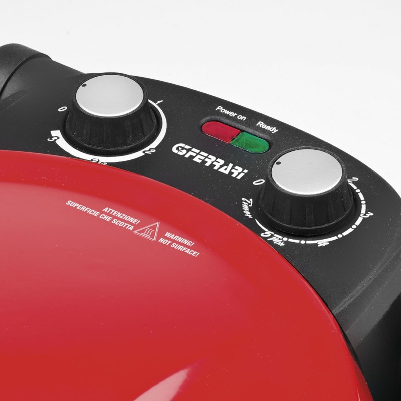 G3 Ferrari Pizzeria Snack Napoletana pizza maker/oven 1 pizza(s) 1200 W Black, Red G3 Ferrari Pizzeria Snack Napoletana pizza maker/oven 1 pizza(s) 1200 W Black, Red