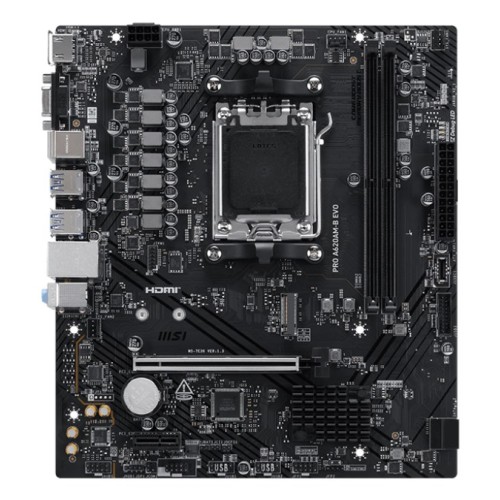 MSI PRO A620AM-B EVO motherboard AMD A620A Socket AM5 ATX