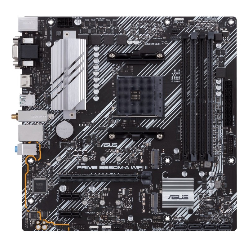ASUS PRIME B550M-A WIFI II AMD B550 Socket AM4 micro ATX ASUS PRIME B550M-A WIFI II AMD B550 Socket AM4 micro ATX
