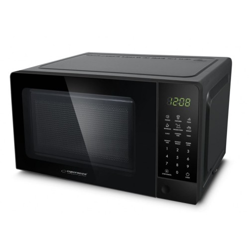 Esperanza EKO009 microwave Countertop Solo microwave 20 L 700 W Black Esperanza EKO009 microwave Countertop Solo microwave 20 L 700 W Black