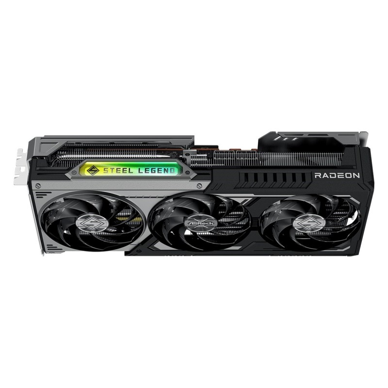 ASRock AMD Radeon™ RX 9070 XT Steel Legend Dark 16GB graphics card ASRock AMD Radeon™ RX 9070 XT Steel Legend Dark 16GB graphics card