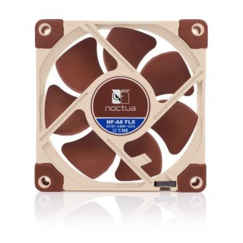 Noctua NOC-NF-A8-FLX computer cooling component Computer case Fan 8 cm Beige, Brown 1 pc(s) Noctua NOC-NF-A8-FLX computer cooling component Computer case Fan 8 cm Beige, Brown 1 pc(s)