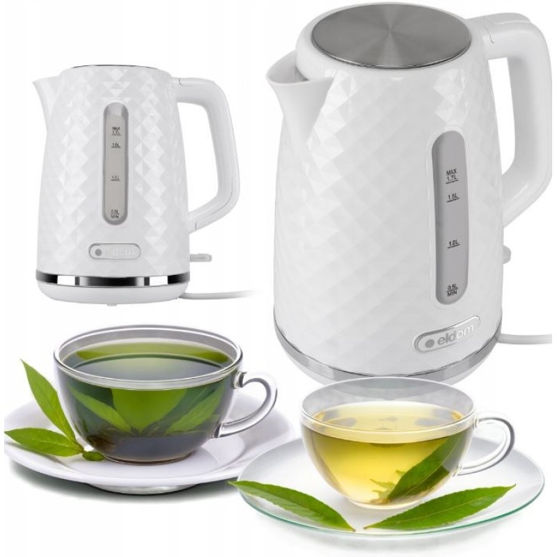 ELDOM C280B ELLI electric kettle 1.7 L 2200 W White ELDOM C280B ELLI electric kettle 1.7 L 2200 W White
