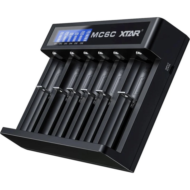 Battery charger Li-ion XTAR MC6C Battery charger Li-ion XTAR MC6C