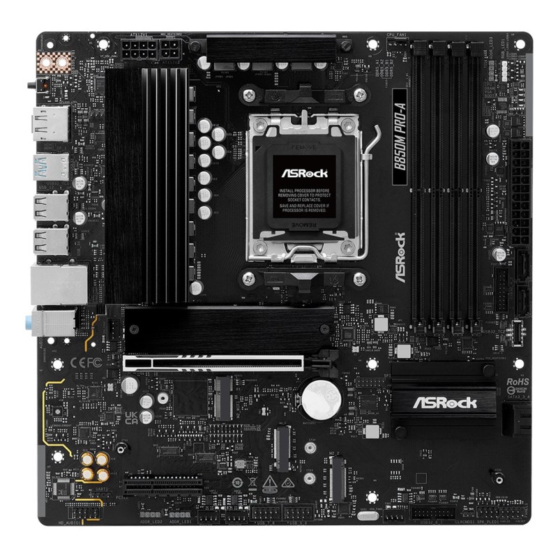 Asrock B850M Pro-A AMD B850 Socket AM5 micro ATX Asrock B850M Pro-A AMD B850 Socket AM5 micro ATX