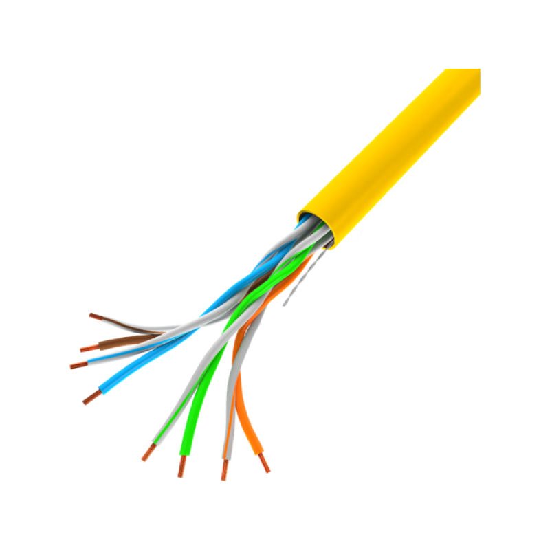 LANBERG LAN UTP CABLE 100MB/S 305M WIRE CCA YELLOW LANBERG LAN UTP CABLE 100MB/S 305M WIRE CCA YELLOW