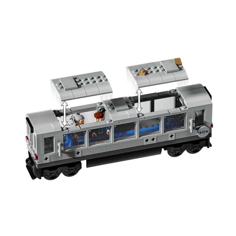 LEGO MARVEL 76321 Spider-Man vs. Doc Ock Subway Train Scene