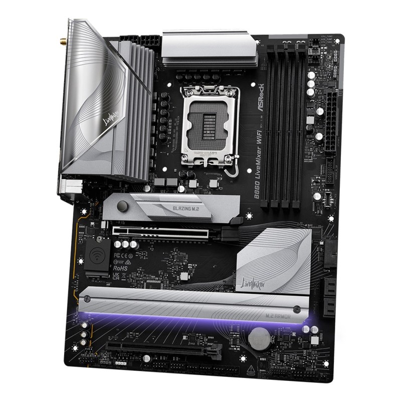 Asrock B860 LiveMixer WiFi Intel B860 LGA 1851 (Socket V1) ATX Asrock B860 LiveMixer WiFi Intel B860 LGA 1851 (Socket V1) ATX