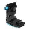 Two-chamber short rigid shin and foot orthosis