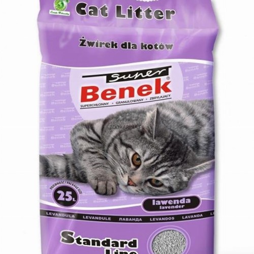 Certech Super Benek Standard Lavender - Cat Litter Clumping 25 l (20 kg) Certech Super Benek Standard Lavender - Cat Litter Clumping 25 l (20 kg)