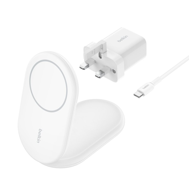 Belkin BoostCharge Headphones, Smartphone White USB Wireless charging Fast charging Indoor Belkin BoostCharge Headphones, Smartphone White USB Wireless charging Fast charging Indoor
