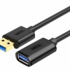 UNITEK Y-C456GBK USB cable 0,5 m USB 3.2 Gen 1 (3.1 Gen 1) USB A Black